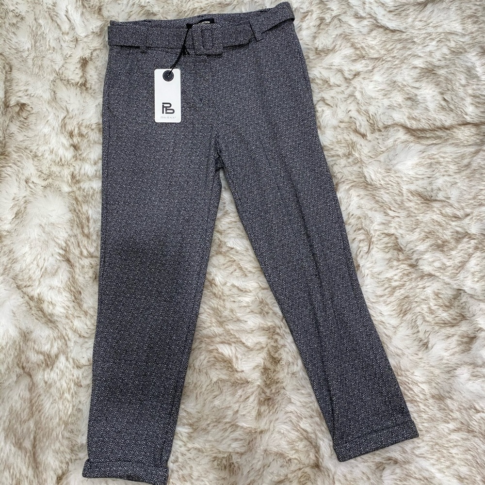 Cuffed “Corduroy” Pants